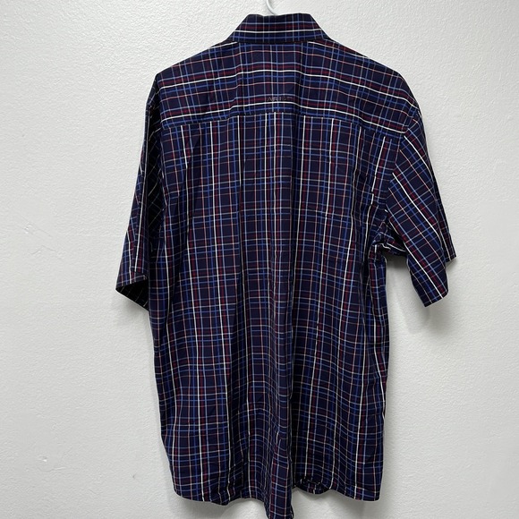 Ariat Pro Series Shirt Men's Large Blue Red Plaid Button‎ Up Western Performance - Picture 2 of 10